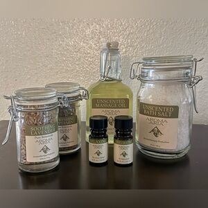 Aroma Aria Relaxation Bath & Body Set | Spa Gift Bundle Aromatherapy Collection